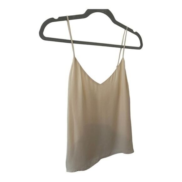 NWT L’AGENCE Jane Silk Parchment / Cream Cami Adjustable Straps Blouse - Size XS - Picture 12 of 16